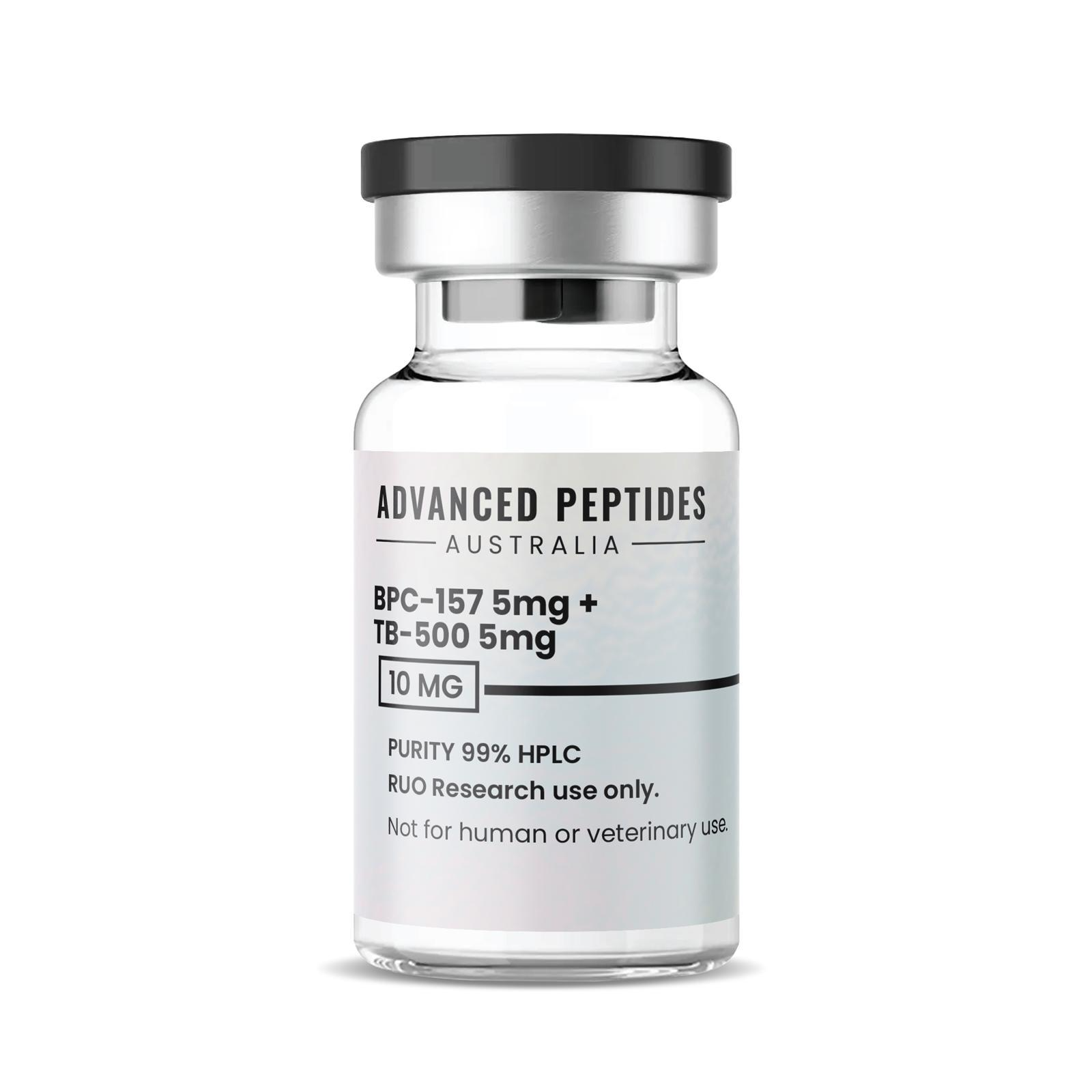 BPC-157 5mg + TB-500 5mg peptide vial